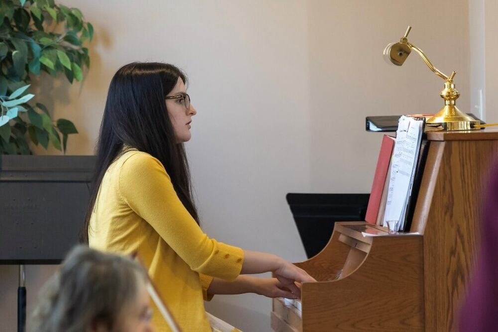 The Faith Reformed Church worship team leading singing on Sunday morning
